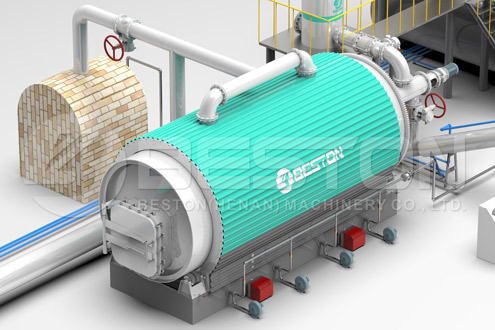 Beston Tyre Pyrolysis Plants with Reasonable Price