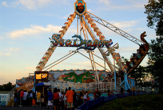 playland park sea dragon ride