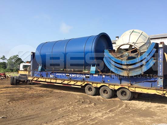 BLJ-16 Oil Sludge Pyrolysis Plant to Nigeria