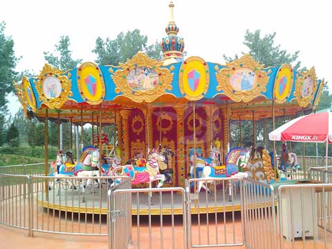 Carousel rides for fairground
