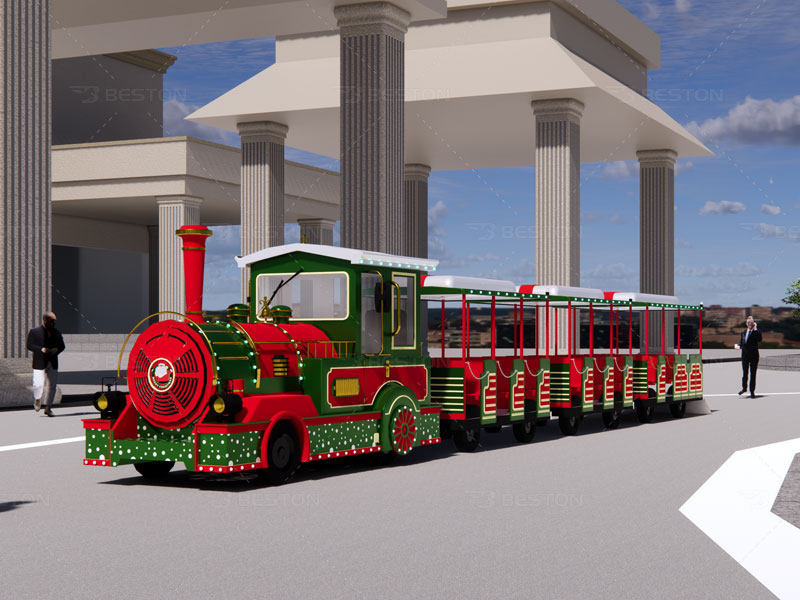 new design trackless train for Christmas 