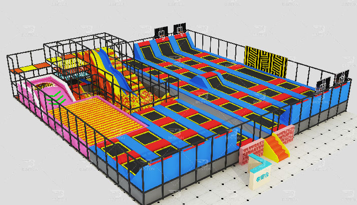 trampoline park equipment for kids 