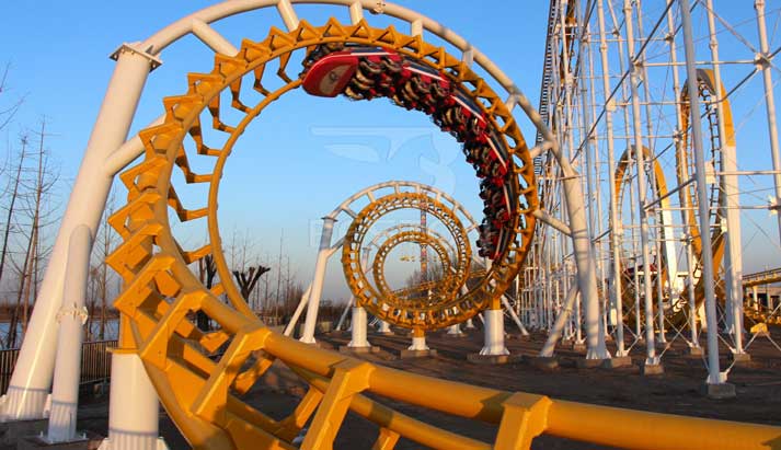 funfair roller coaster thrill rides